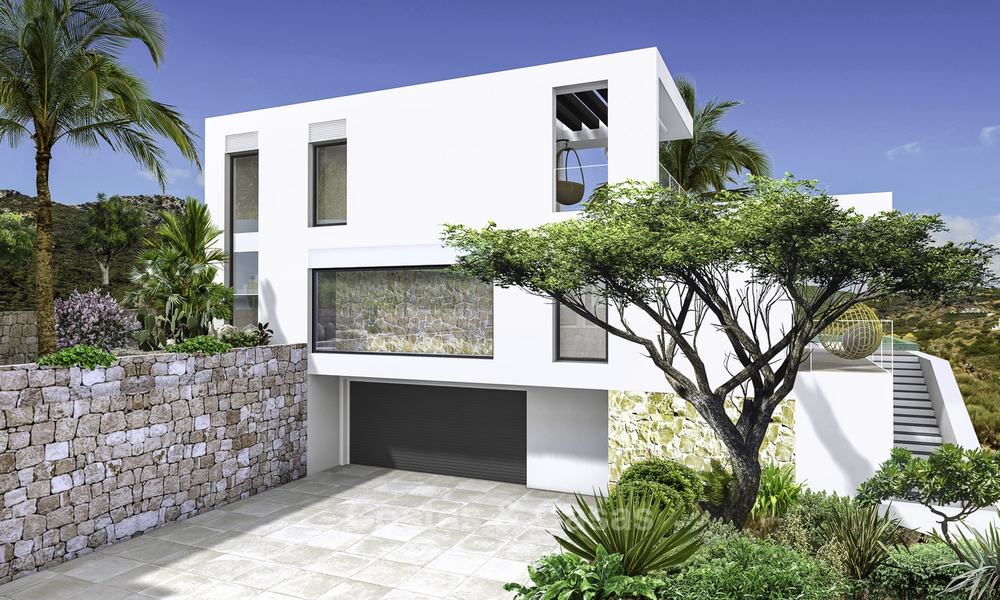 Villa de luxe moderne neuve avec vue panoramique sur la mer à vendre à Benahavis - Marbella 12528