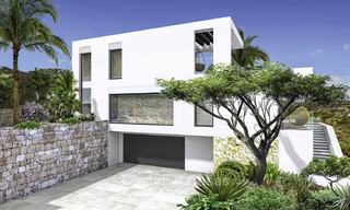 Villa de luxe moderne neuve avec vue panoramique sur la mer à vendre à Benahavis - Marbella 12528 