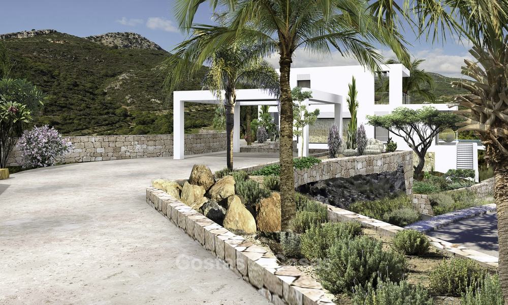 Villa de luxe moderne neuve avec vue panoramique sur la mer à vendre à Benahavis - Marbella 12529