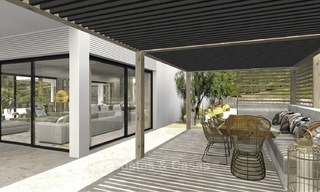 Villa de luxe moderne neuve avec vue panoramique sur la mer à vendre à Benahavis - Marbella 12536 