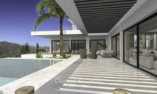 Villa de luxe moderne neuve avec vue panoramique sur la mer à vendre à Benahavis - Marbella 12541 