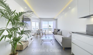 Penthouse de plage entièrement rénové avec vue sur la mer à vendre, Mijas Costa 12888 