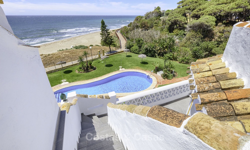 Penthouse de plage entièrement rénové avec vue sur la mer à vendre, Mijas Costa 12899