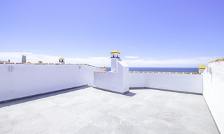 Penthouse de plage entièrement rénové avec vue sur la mer à vendre, Mijas Costa 12901 