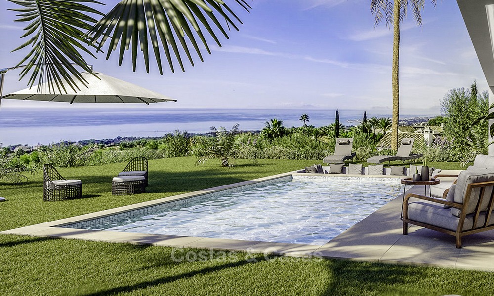 Vente de villas de luxe modernes avec vue sur la mer, Manilva, Costa del Sol 12911