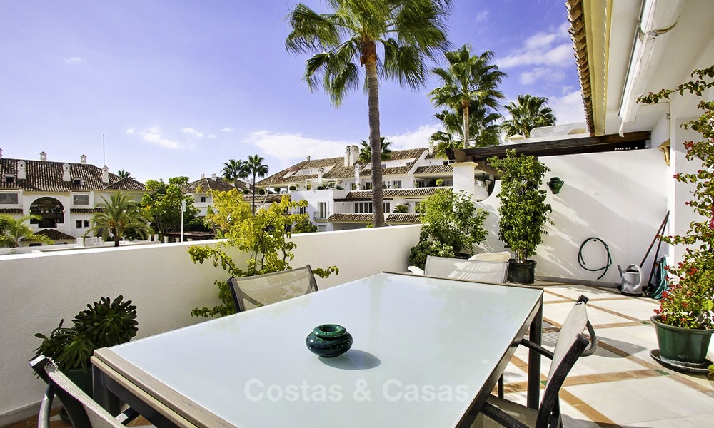Appartement spacieux avec vue panoramique sur la mer à vendre, dans un complexe prestigieux sur le Golden Mile, Marbella 13152