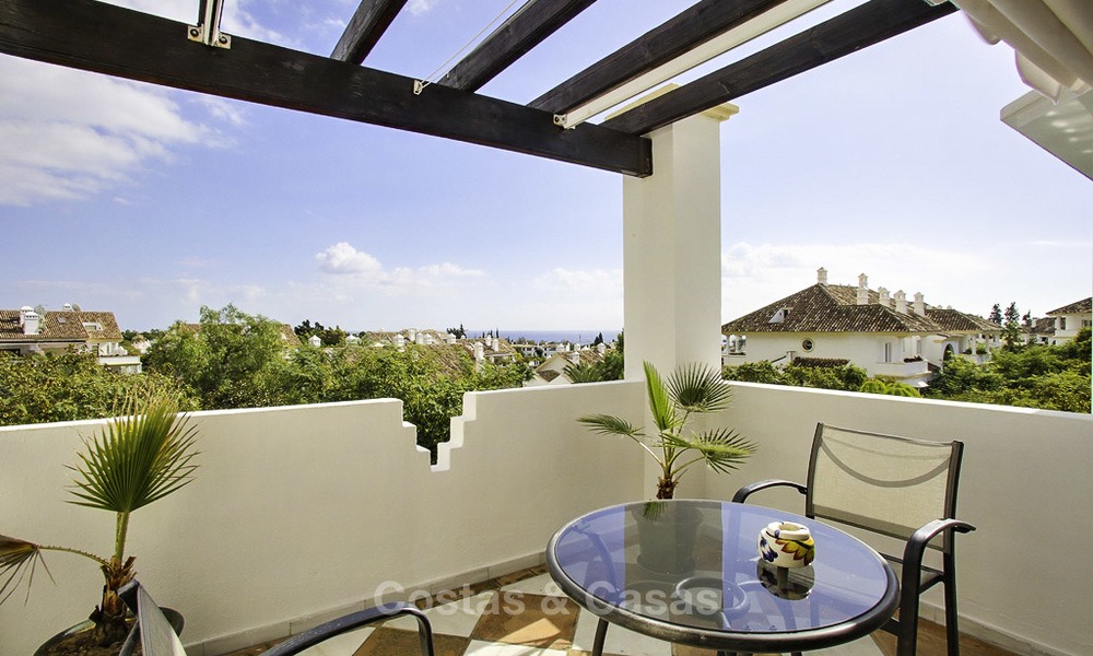 Appartement spacieux avec vue panoramique sur la mer à vendre, dans un complexe prestigieux sur le Golden Mile, Marbella 13156