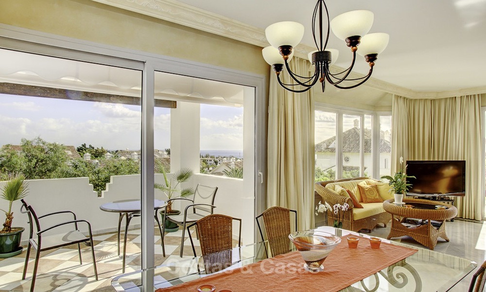 Appartement spacieux avec vue panoramique sur la mer à vendre, dans un complexe prestigieux sur le Golden Mile, Marbella 13159
