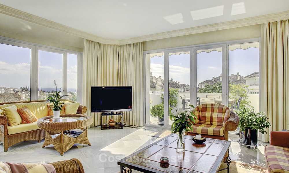 Appartement spacieux avec vue panoramique sur la mer à vendre, dans un complexe prestigieux sur le Golden Mile, Marbella 13161