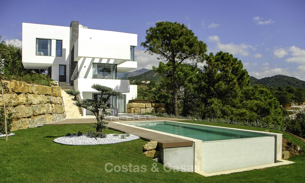 Magnifiques villas neuves de luxe contemporaines avec vue imprenable sur la mer à vendre, Benahavis, Marbella 13441