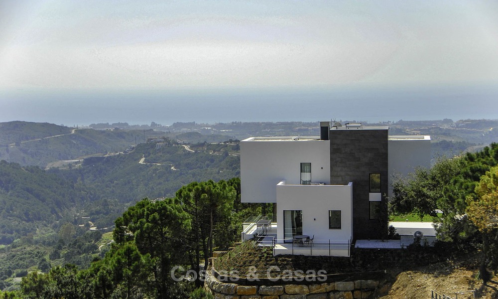 Magnifiques villas neuves de luxe contemporaines avec vue imprenable sur la mer à vendre, Benahavis, Marbella 13447
