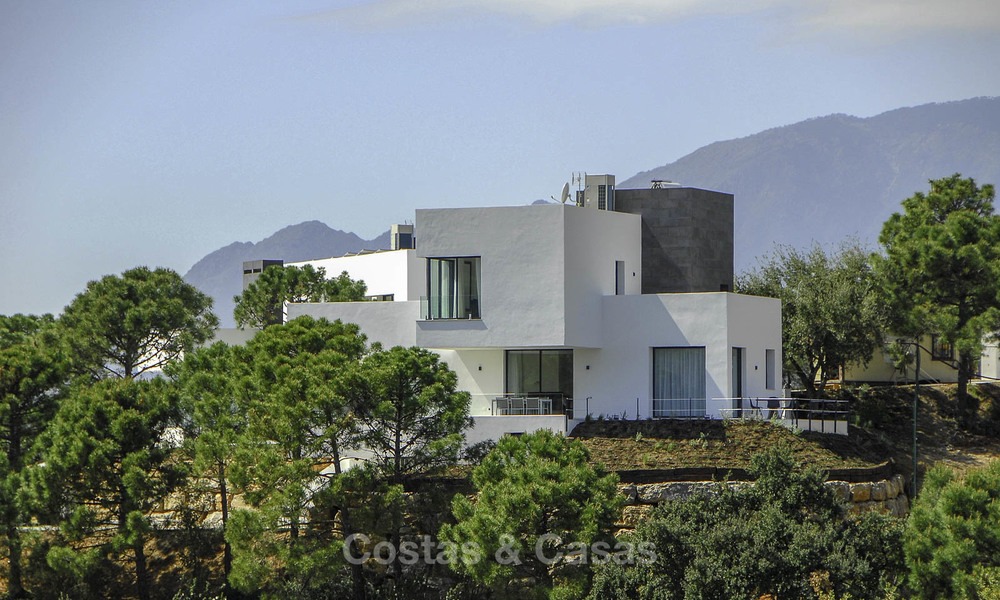 Magnifiques villas neuves de luxe contemporaines avec vue imprenable sur la mer à vendre, Benahavis, Marbella 13449