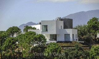 Magnifiques villas neuves de luxe contemporaines avec vue imprenable sur la mer à vendre, Benahavis, Marbella 13449 