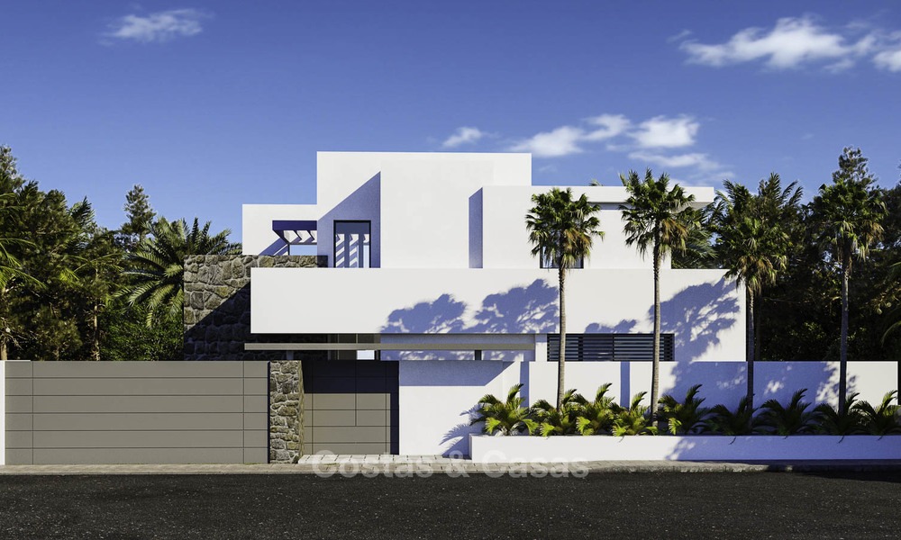 Nouvelles villas de luxe modernes à vendre sur le New Golden Mile, entre Marbella et Estepona 13507