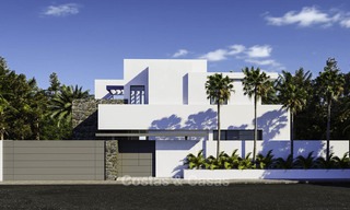 Nouvelles villas de luxe modernes à vendre sur le New Golden Mile, entre Marbella et Estepona 13507 