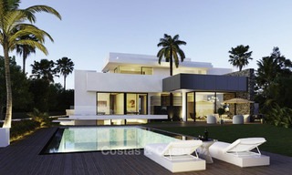 Nouvelles villas de luxe modernes à vendre sur le New Golden Mile, entre Marbella et Estepona 13508 