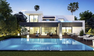 Nouvelles villas de luxe modernes à vendre sur le New Golden Mile, entre Marbella et Estepona 13511 