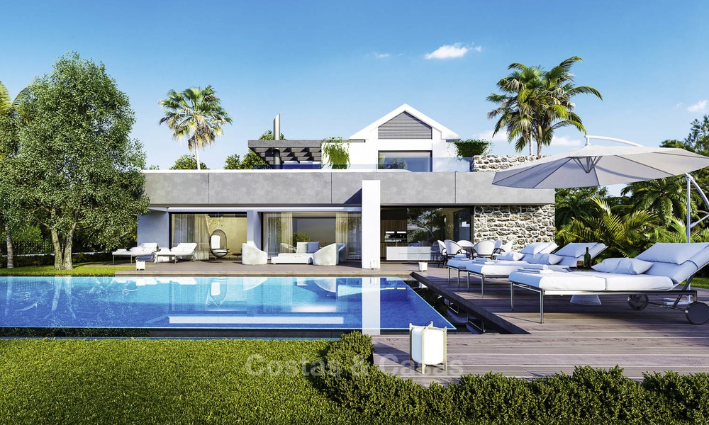 Nouvelles villas de luxe modernes à vendre sur le New Golden Mile, entre Marbella et Estepona 13512