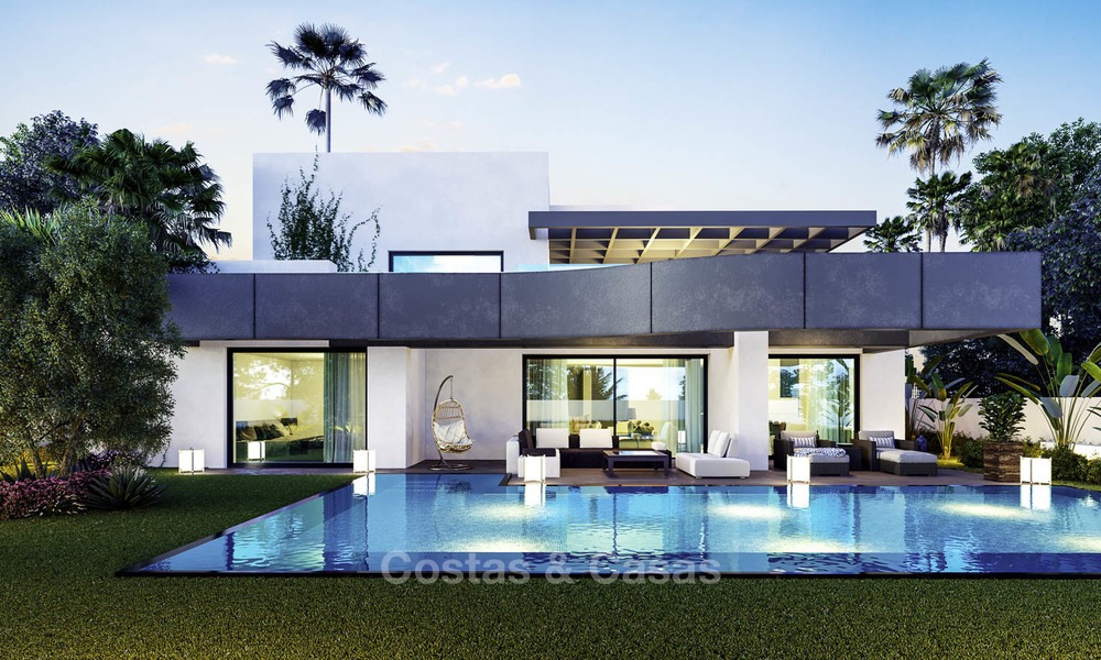 Nouvelles villas de luxe modernes à vendre sur le New Golden Mile, entre Marbella et Estepona 13513