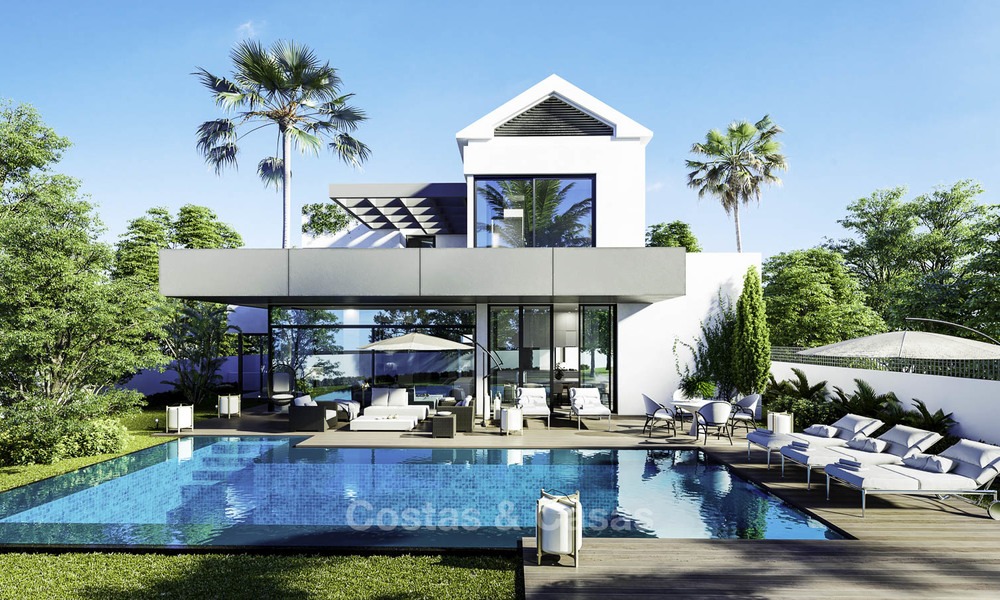 Nouvelles villas de luxe modernes à vendre sur le New Golden Mile, entre Marbella et Estepona 13515