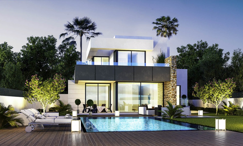 Nouvelles villas de luxe modernes à vendre sur le New Golden Mile, entre Marbella et Estepona 13516