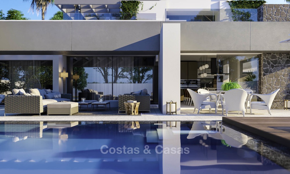 Nouvelles villas de luxe modernes à vendre sur le New Golden Mile, entre Marbella et Estepona 13522
