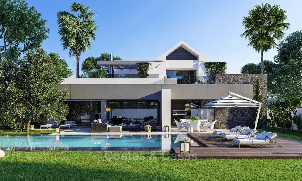 Nouvelles villas de luxe modernes à vendre sur le New Golden Mile, entre Marbella et Estepona 13537