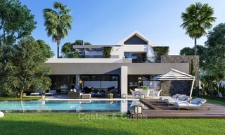 Nouvelles villas de luxe modernes à vendre sur le New Golden Mile, entre Marbella et Estepona 13537 