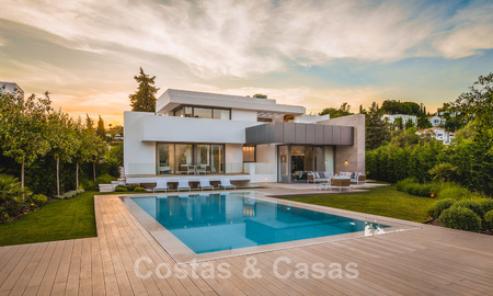 Nouvelles villas de luxe modernes à vendre sur le New Golden Mile, entre Marbella et Estepona 43076