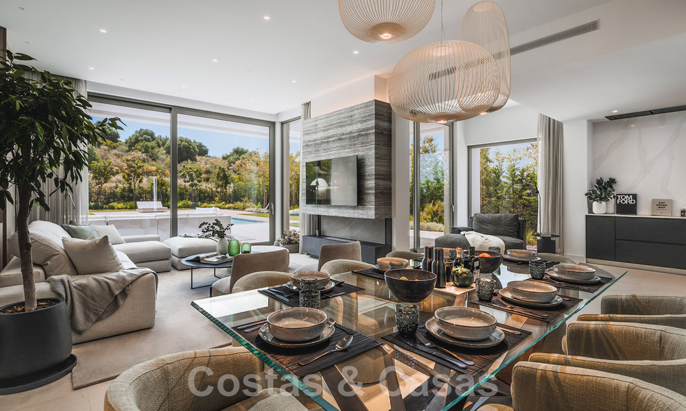 Nouvelles villas de luxe modernes à vendre sur le New Golden Mile, entre Marbella et Estepona 43081