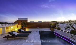 Penthouse très luxueux en duplex de 4 chambres à vendre dans un complexe exclusif en bord de mer, Puerto Banus, Marbella 13652 