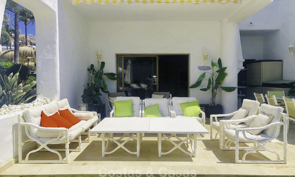Opportunité : Merveilleuse maison de ville en première ligne de plage avec vue imprenable sur la mer à vendre sur la prestigieuse Golden Mile, Marbella 13707