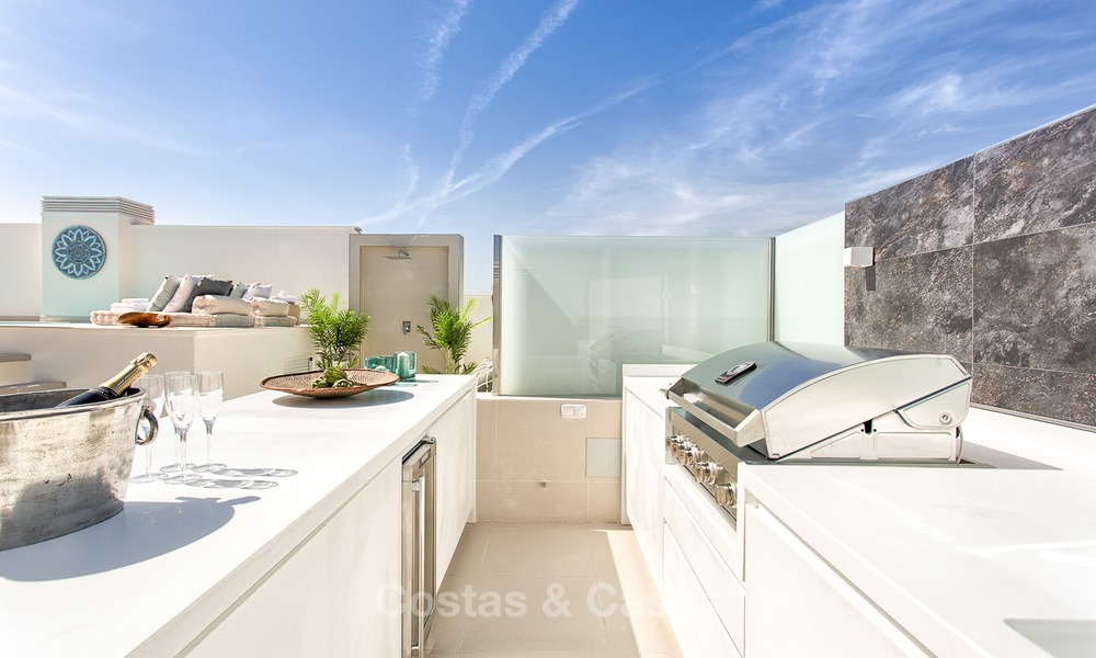 Appartements et Penthouses à vendre dans un complexe de plage de luxe sur le New Golden Mile, entre Marbella et Estepona 13796
