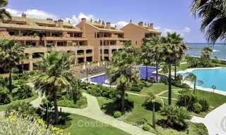 Exceptionnel duplex de luxe en front de mer à vendre dans un complexe prestigieux, Puerto Banus, Marbella 13928 