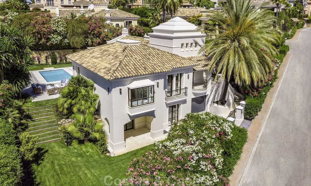 Elégante et luxueuse villa de style méditerranéen à vendre, entièrement rénovée, dans la Vallée du Golf de Nueva Andalucía, Marbella 14216