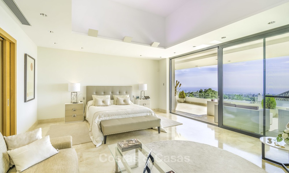 Superbe penthouse duplex de luxe de 5 chambres avec vue panoramique sur la mer à vendre à Sierra Blanca sur le Golden Mile, Marbella 14275