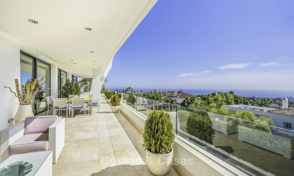 Superbe penthouse duplex de luxe de 5 chambres avec vue panoramique sur la mer à vendre à Sierra Blanca sur le Golden Mile, Marbella 14276