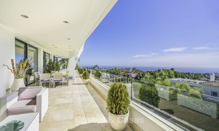 Superbe penthouse duplex de luxe de 5 chambres avec vue panoramique sur la mer à vendre à Sierra Blanca sur le Golden Mile, Marbella 14276 