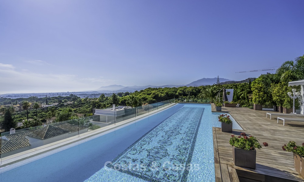 Superbe penthouse duplex de luxe de 5 chambres avec vue panoramique sur la mer à vendre à Sierra Blanca sur le Golden Mile, Marbella 14287