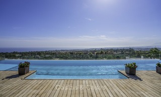 Superbe penthouse duplex de luxe de 5 chambres avec vue panoramique sur la mer à vendre à Sierra Blanca sur le Golden Mile, Marbella 14288 