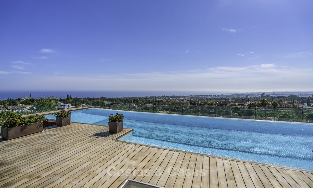 Superbe penthouse duplex de luxe de 5 chambres avec vue panoramique sur la mer à vendre à Sierra Blanca sur le Golden Mile, Marbella 14289