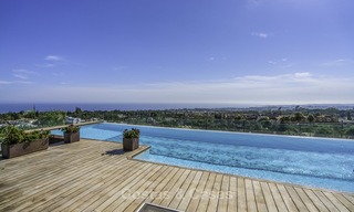 Superbe penthouse duplex de luxe de 5 chambres avec vue panoramique sur la mer à vendre à Sierra Blanca sur le Golden Mile, Marbella 14289 