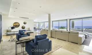 Superbe penthouse duplex de luxe de 5 chambres avec vue panoramique sur la mer à vendre à Sierra Blanca sur le Golden Mile, Marbella 14293 