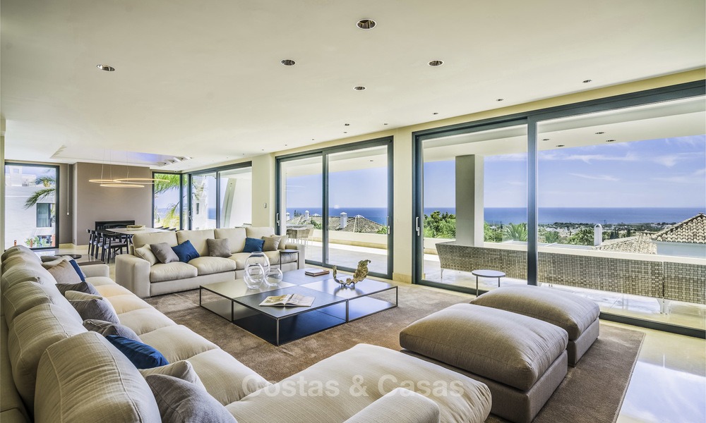 Superbe penthouse duplex de luxe de 5 chambres avec vue panoramique sur la mer à vendre à Sierra Blanca sur le Golden Mile, Marbella 14295