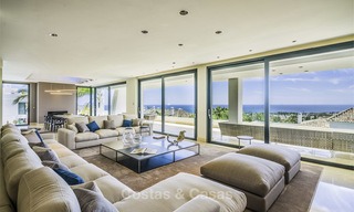 Superbe penthouse duplex de luxe de 5 chambres avec vue panoramique sur la mer à vendre à Sierra Blanca sur le Golden Mile, Marbella 14295 