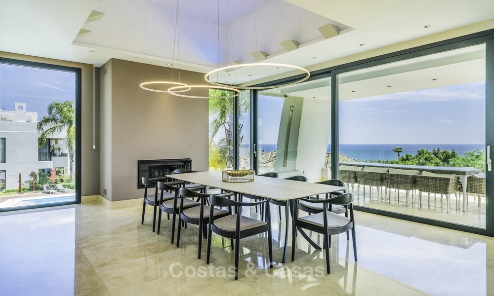 Superbe penthouse duplex de luxe de 5 chambres avec vue panoramique sur la mer à vendre à Sierra Blanca sur le Golden Mile, Marbella 14296