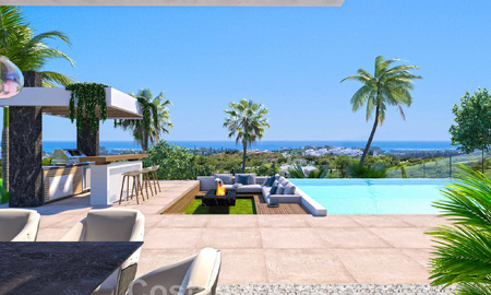 Des villas de luxe contemporaines flambant neuves à vendre, directement sur un terrain de golf sur le New Golden Mile, entre Marbella et Estepona 46156