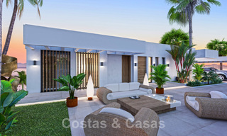 Des villas de luxe contemporaines flambant neuves à vendre, directement sur un terrain de golf sur le New Golden Mile, entre Marbella et Estepona 46159 