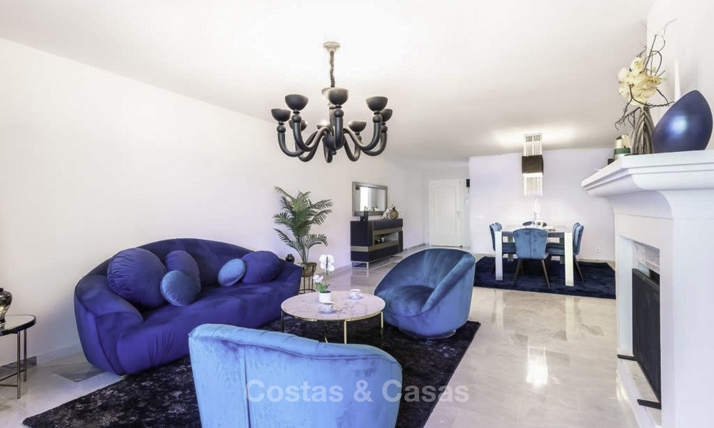 Gigantesque, très élégant duplex de 4 chambres à coucher à vendre dans un complexe prestigieux en bord de mer, Estepona Est, Marbella 14329