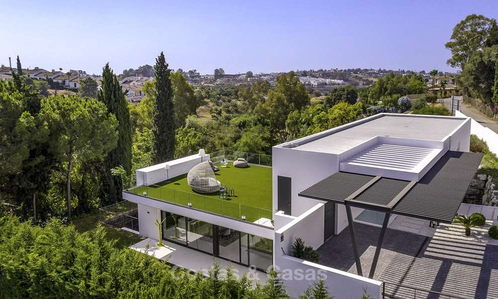 Prêt à emménager, villa moderne neuve à vendre, proche de la Golf Valley, Benahavis, Marbella 14626